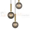 Italux lampa wisząca mosiądz dymione kule Ravena PND-2324-3A BRO+SG 1.jpg