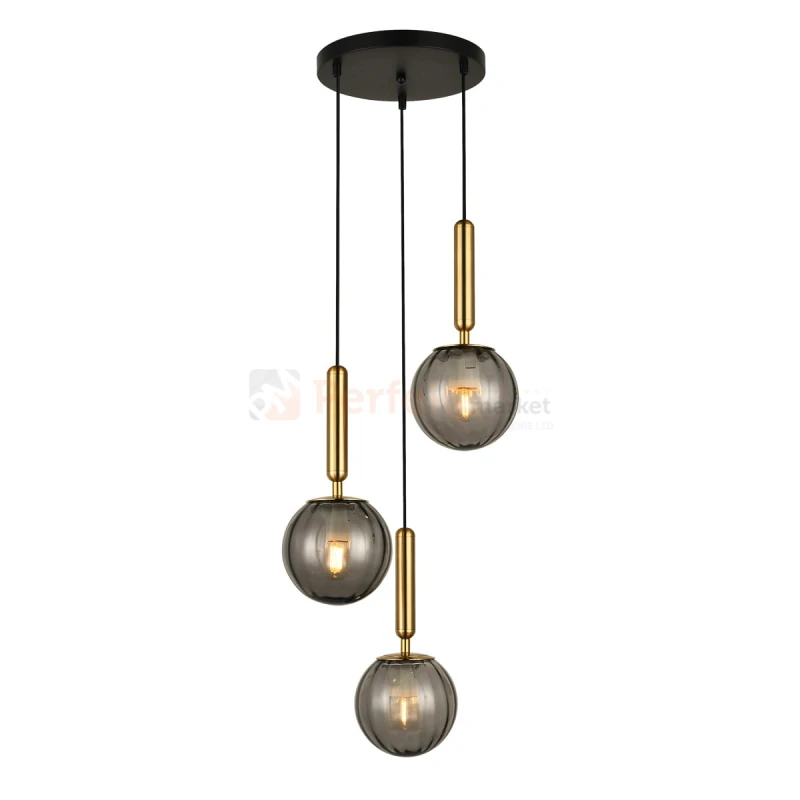 Italux lampa wisząca mosiądz dymione kule Ravena PND-2324-3A BRO+SG wiz.jpg
