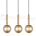 Italux lampa wisząca mosiądz bursztynowe kule Raven PND-2324-3L BRO+AMB 1 perfektmarket.jpg