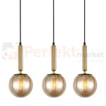 Italux lampa wisząca mosiądz bursztynowe kule Raven PND-2324-3L BRO+AMB 1 perfektmarket.jpg