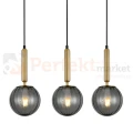 Italux lampa wisząca mosiądz dymione klosze Raven PND-2324-3L BRO+SG 1 perfektmarket.jpg