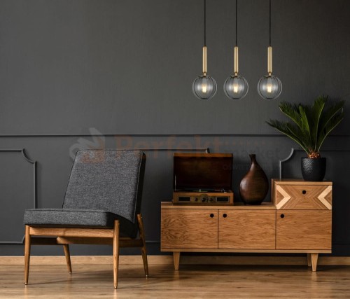 Italux lampa wisząca mosiądz dymione klosze Raven PND-2324-3L BRO+SG wiz.jpg