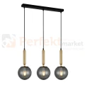 Italux lampa wisząca mosiądz dymione klosze Raven PND-2324-3L BRO+SG.jpg