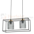 Lampa wisząca Sinella czarna dymiona Italux PND-23231-2-BK+SG.jpg