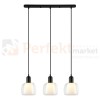 Lampa wisząca Lamezia czarna Italux PND-67594-3-BK+CL 1.jpg