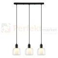 Lampa wisząca Lamezia czarna Italux PND-67594-3-BK+CL 1.jpg