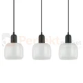 Lampa wisząca Lamezia czarna Italux PND-67594-3-BK+CL det.jpg