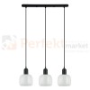 Lampa wisząca Lamezia czarna Italux PND-67594-3-BK+CL.jpg