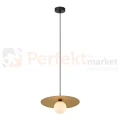 Malor lampoa wisząca złota kapelusz mlecnzy klosz italux PND-4602-1-XL-GD perfektmarket.jpg