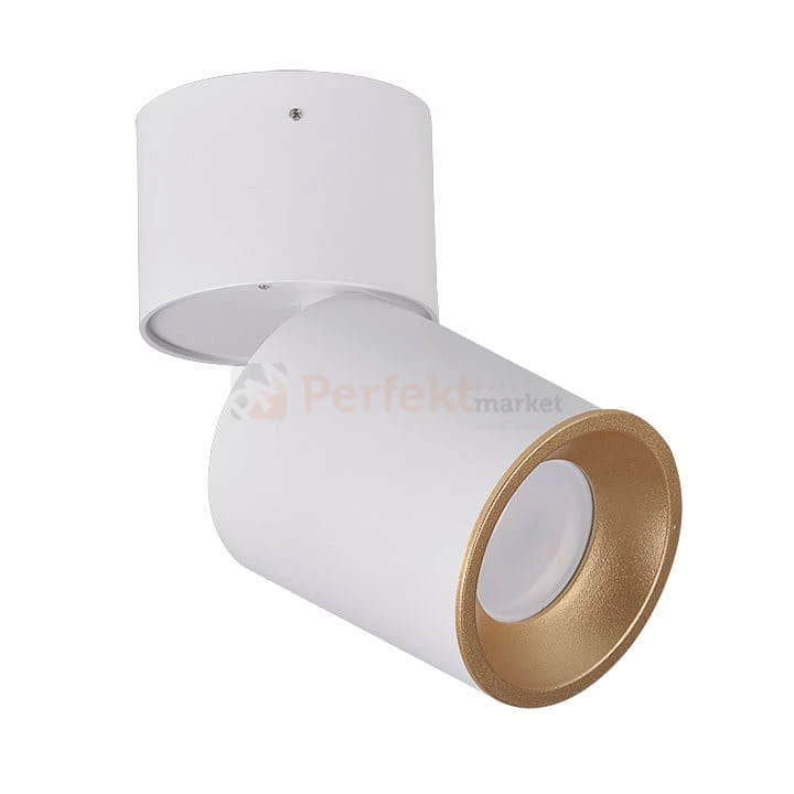 Oprawa natynkowa regulowana spotlight tuba Nixa GU10 biało złota 314260 perfektmarket.jpg
