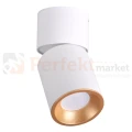 Oprawa natynkowa regulowana spotlight tuba Nixa GU10 biało złota 314260.jpg