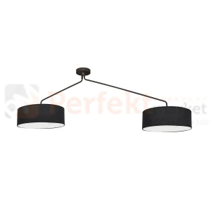 Lampa sufitowa FALCON regulowana asymetryczna Nowodvorski 7950 czarna