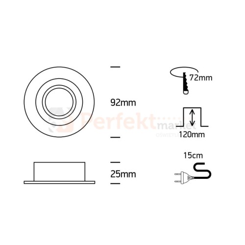 Oprawa halogenowa Arta 3 biała regulowana 92mm 11105UB-W 1-light size perfektmarket.jpg