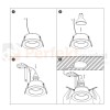 Oprawa halogenowa Vitali biała regulowana 79mm 11105M-W-W One Light montaż perfektmarket.jpg