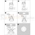 Oprawa sufitowa hermetyczna IP65 do łazienki wpust oczko Kedares białe One Light 10105R2P-W montaz perfektmarket.jpg