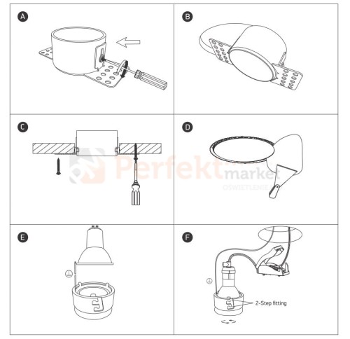 Oprawa sufitowa trimless bezramkowa Potamos GU10 biała 10105TR-W montaż one light perfektmarket olsztyn.jpg