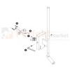 Lampa ścienna kinkiet LED Ines LED nowoczesna czarna 3+6W regulowana 65144 B W montaż One Light perfektmarket.jpg