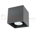 Plafon QUAD 1 Antracyt SL.0567 Sollux