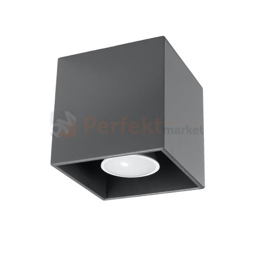 Plafon QUAD 1 Antracyt SL.0567 Sollux