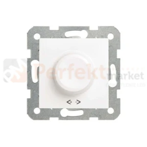 Ściemniacz przyciskowo-obrotowy do LED 1-250W 230V biały Viko KARRE