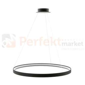 Lampa wisząca CIRCLE koło 110 cm linki 250cm LA0722/1 - BK czarna