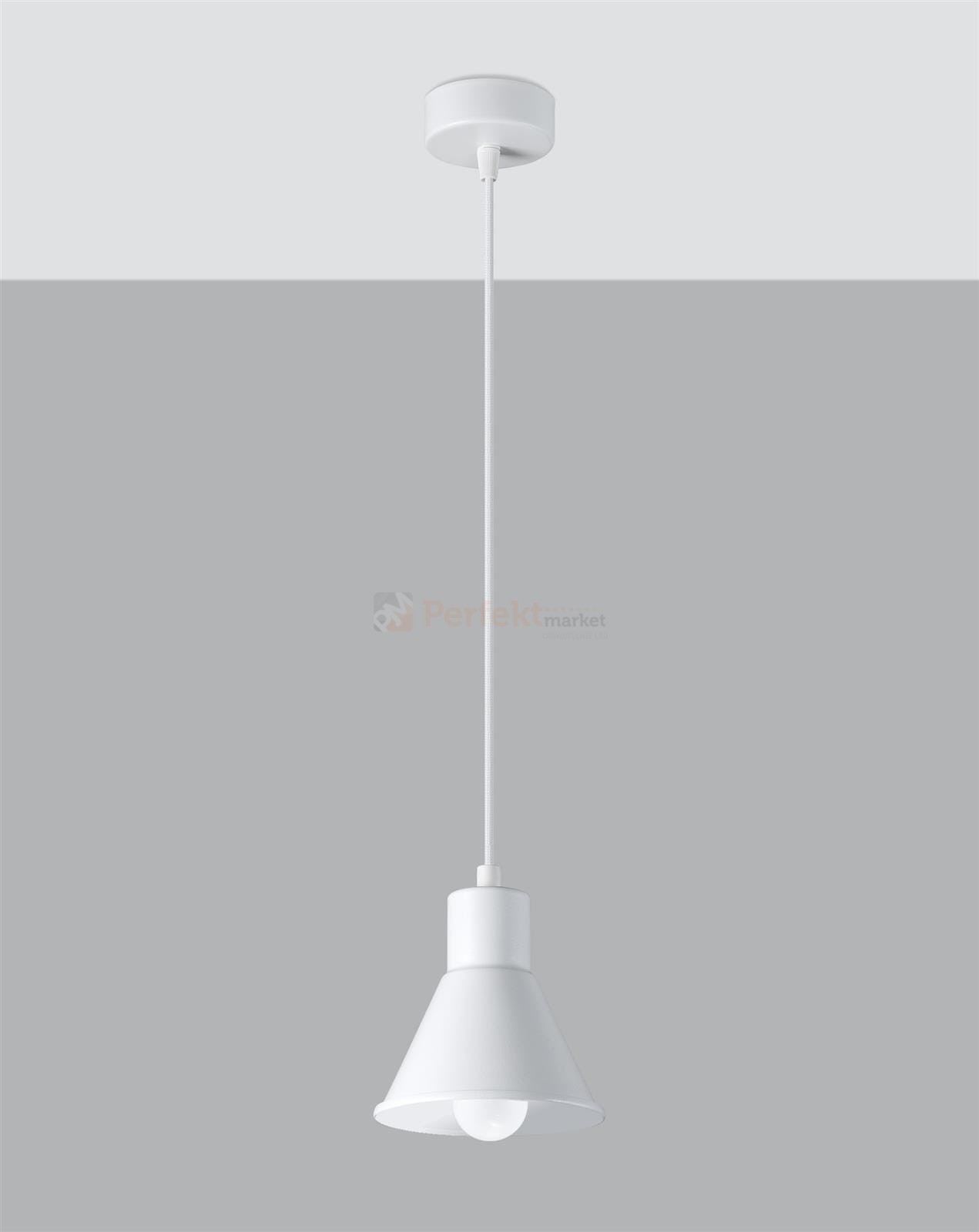 Lampa wisząca TALEJA 1 biała [E27] Sollux
