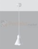 Lampa wisząca TALEJA 1 biała [E27] Sollux