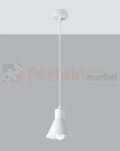 Lampa wisząca TALEJA 1 biała [E27] Sollux SL.0983