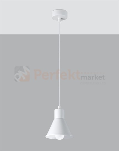 Lampa wisząca TALEJA 1 biała [E27] Sollux