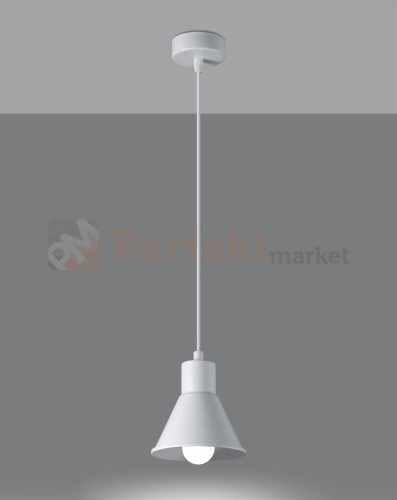 Lampa wisząca TALEJA 1 biała [E27] Sollux