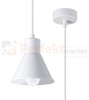 Lampa wisząca TALEJA 1 biała [E27] Sollux