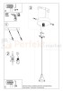 Lampa wisząca TALEJA 1 biała [E27] Sollux