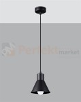 Lampa wisząca TALEJA 1 czarna [E27] Sollux