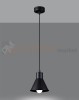 Lampa wisząca TALEJA 1 czarna [E27] Sollux