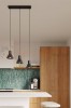 Lampa wisząca TALEJA 1 czarna [E27] Sollux