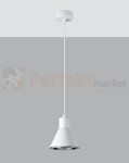 Lampa wisząca TAZILA 1 biała [ES111] Sollux