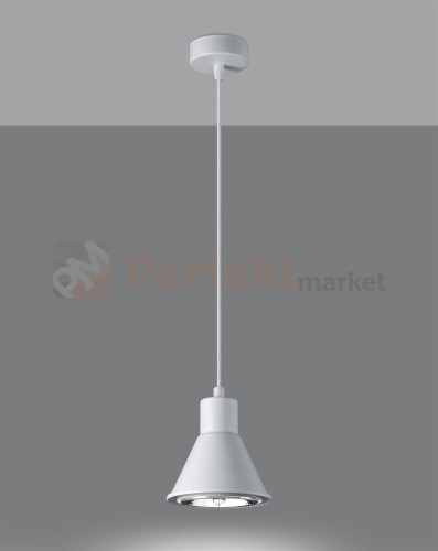 Lampa wisząca TAZILA 1 biała [ES111] Sollux