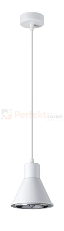 Lampa wisząca TAZILA 1 biała [ES111] Sollux