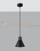 Lampa wisząca TAZILA 1 czarna [ES111] Sollux