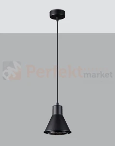 Lampa wisząca TAZILA 1 czarna [ES111] Sollux SL.0989