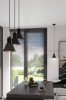 Lampa wisząca TAZILA 1 czarna [ES111] Sollux