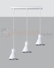 Lampa wisząca TAZILA 3 biała [ES111] Sollux