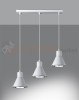 Lampa wisząca TAZILA 3 biała [ES111] Sollux