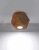 Plafon WOODY 1 naturalne drewno Sollux