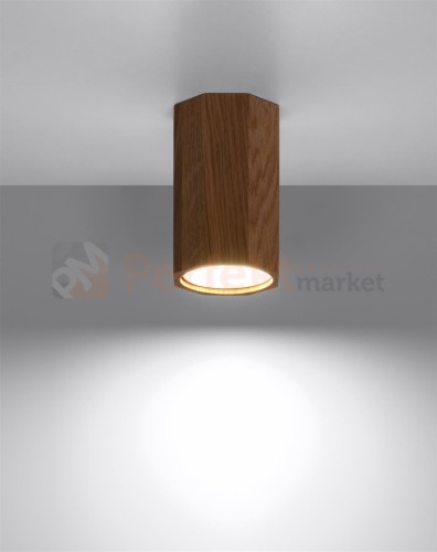 Plafon ZEKE 10 dąb Sollux
