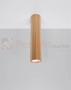 Spot downlight drewniany tuba ZEKE 30 dąb Sollux SL.1034