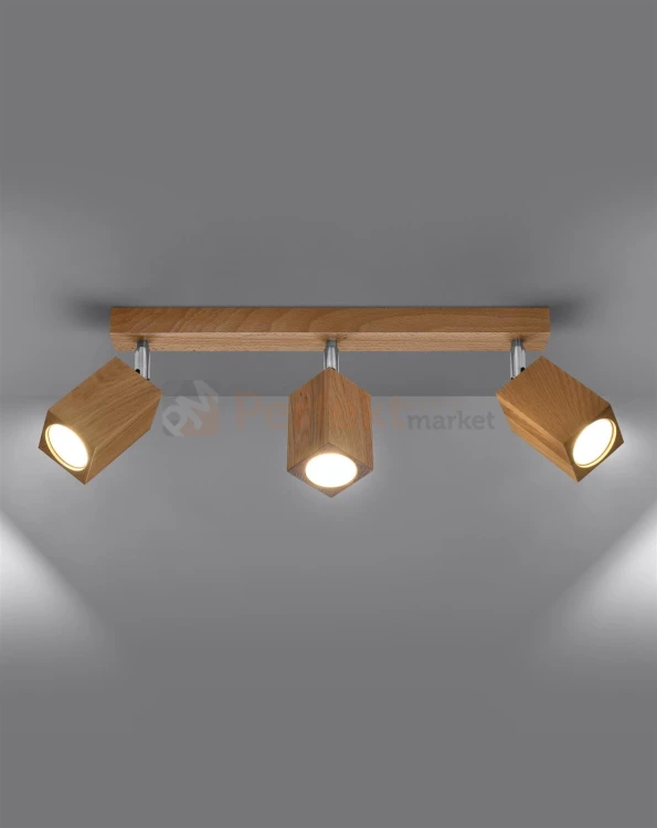 Plafon KEKE 3 dąb Sollux