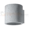 lampa_ścienna kinkiet szara betonowa beton gu10 nowoczesna minimalizm design lampa okrągła plafon LED orbis biały perfektmarket SL.0486
