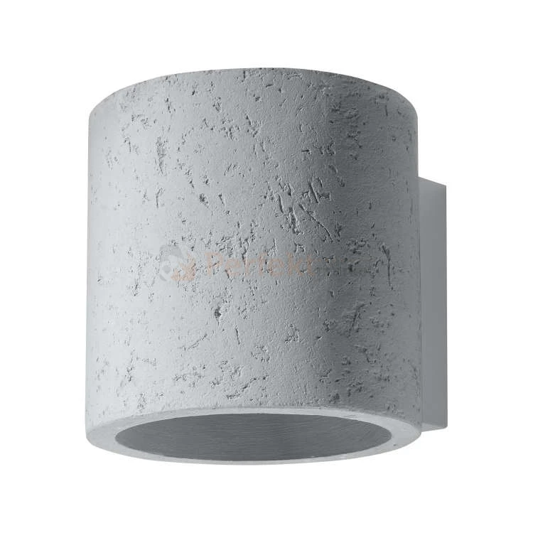 lampa_ścienna kinkiet szara betonowa beton gu10 nowoczesna minimalizm design lampa okrągła plafon LED orbis biały perfektmarket SL.0486