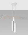 Lampa wisząca LAGOS 3P biały Sollux